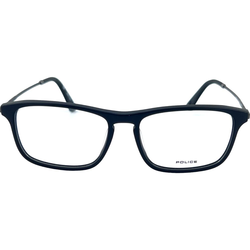 Police VPL956 Highway 12 Mens Eyeglass Frame 0703 Matte Black